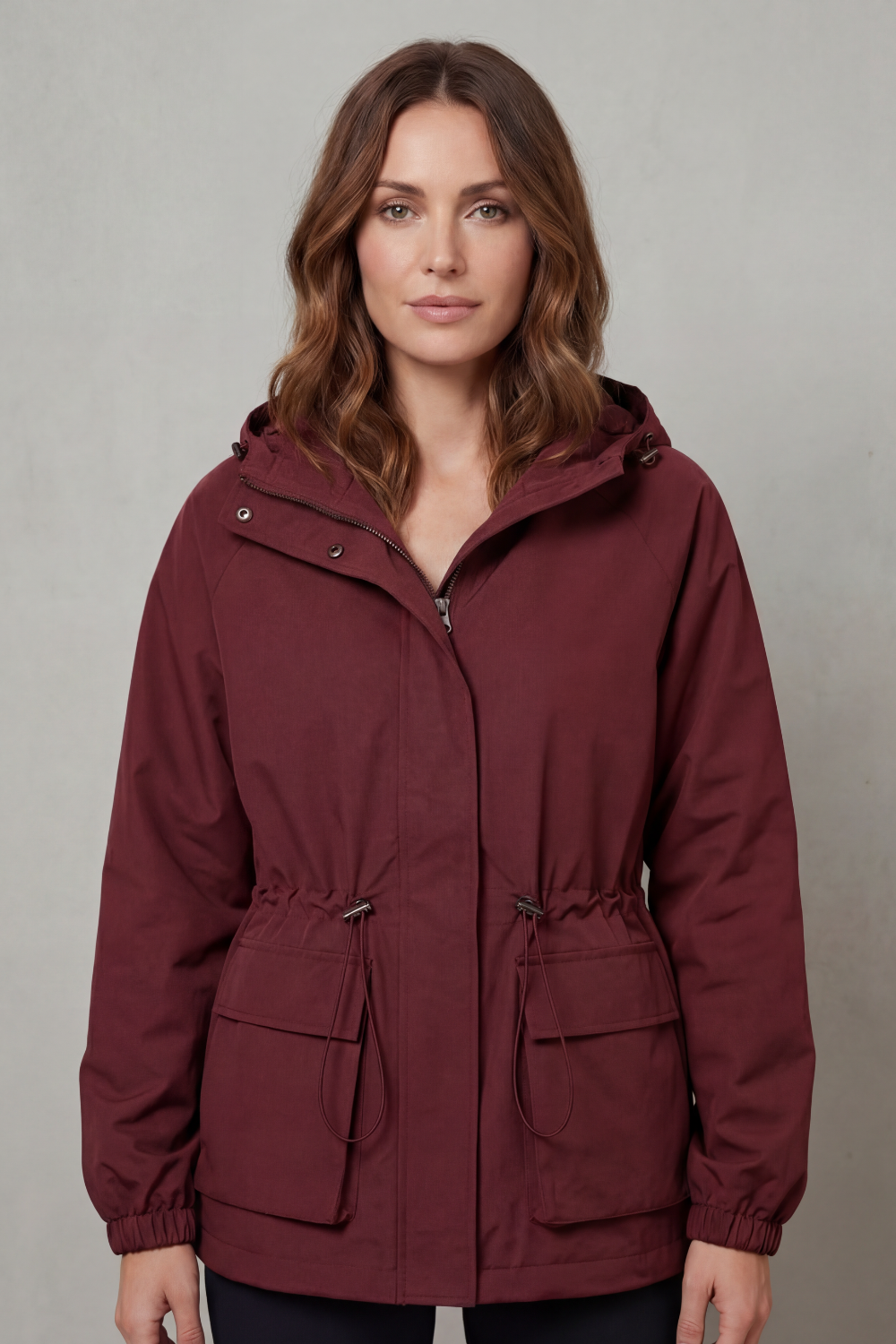 Rhea – Veste imperméable à cordon de serrage – Victoria Studio