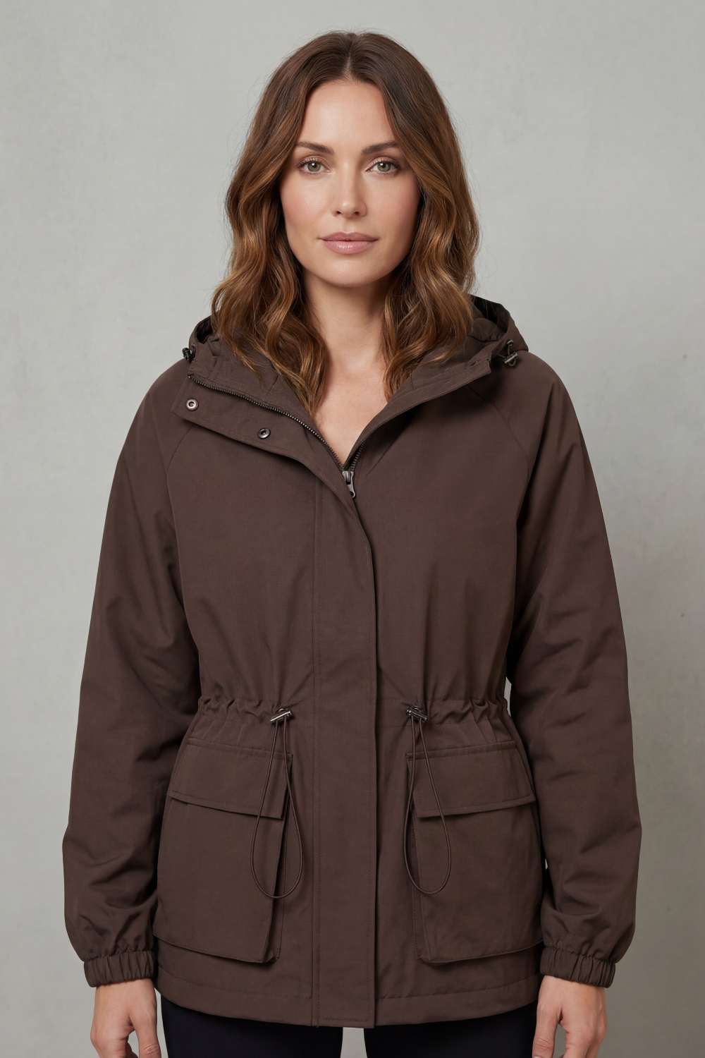 Rhea – Veste imperméable à cordon de serrage – Victoria Studio