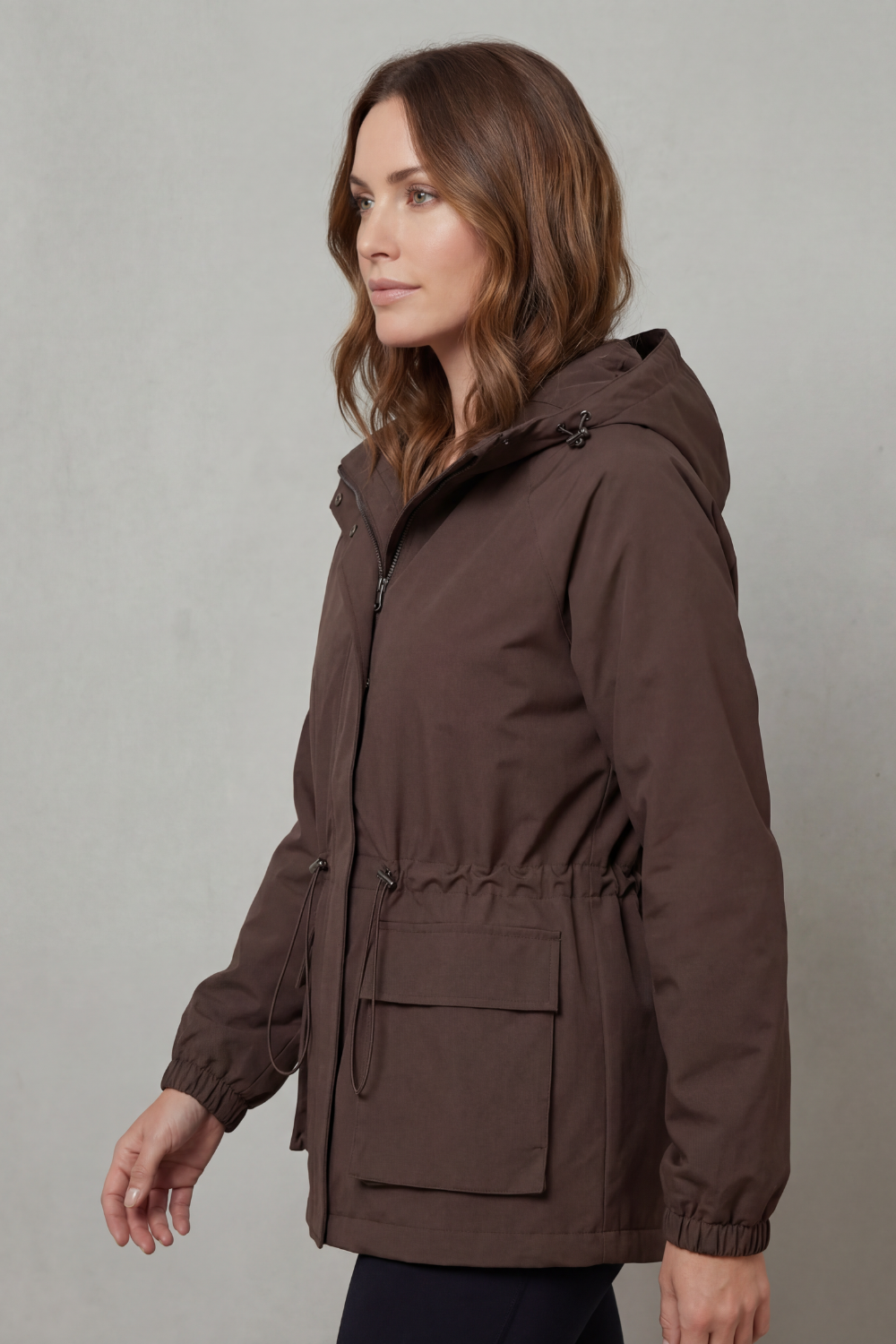 Rhea – Veste imperméable à cordon de serrage – Victoria Studio