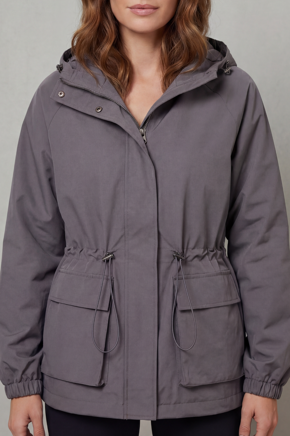 Rhea – Veste imperméable à cordon de serrage – Victoria Studio