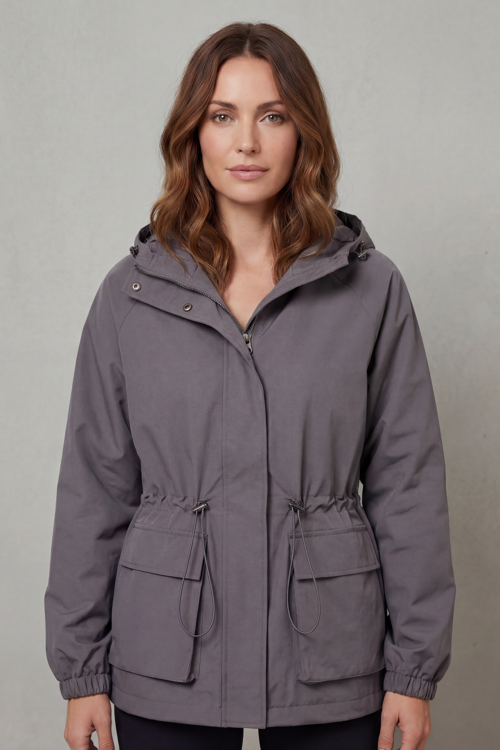 Rhea – Veste imperméable à cordon de serrage – Victoria Studio