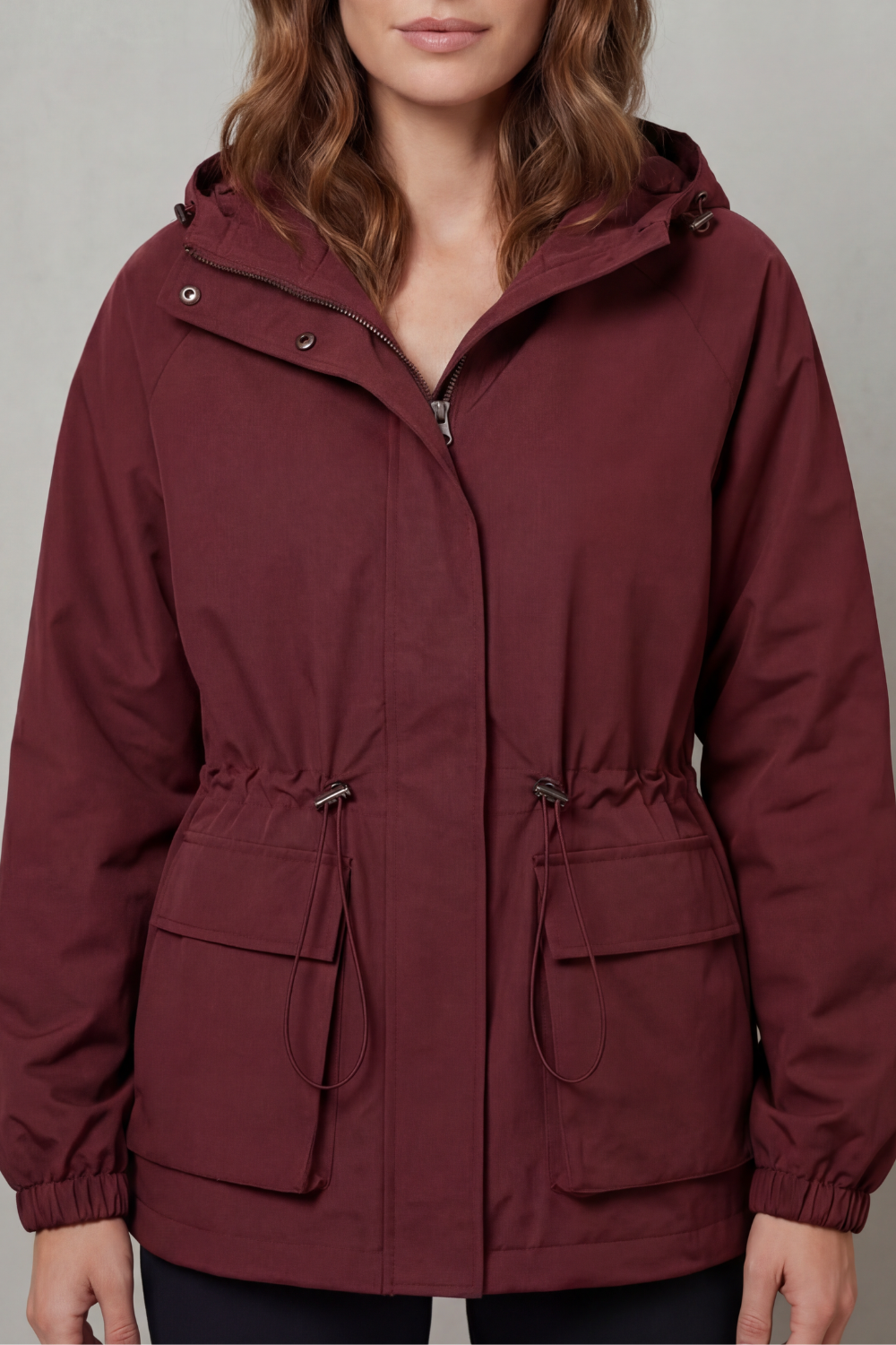 Rhea – Veste imperméable à cordon de serrage – Victoria Studio