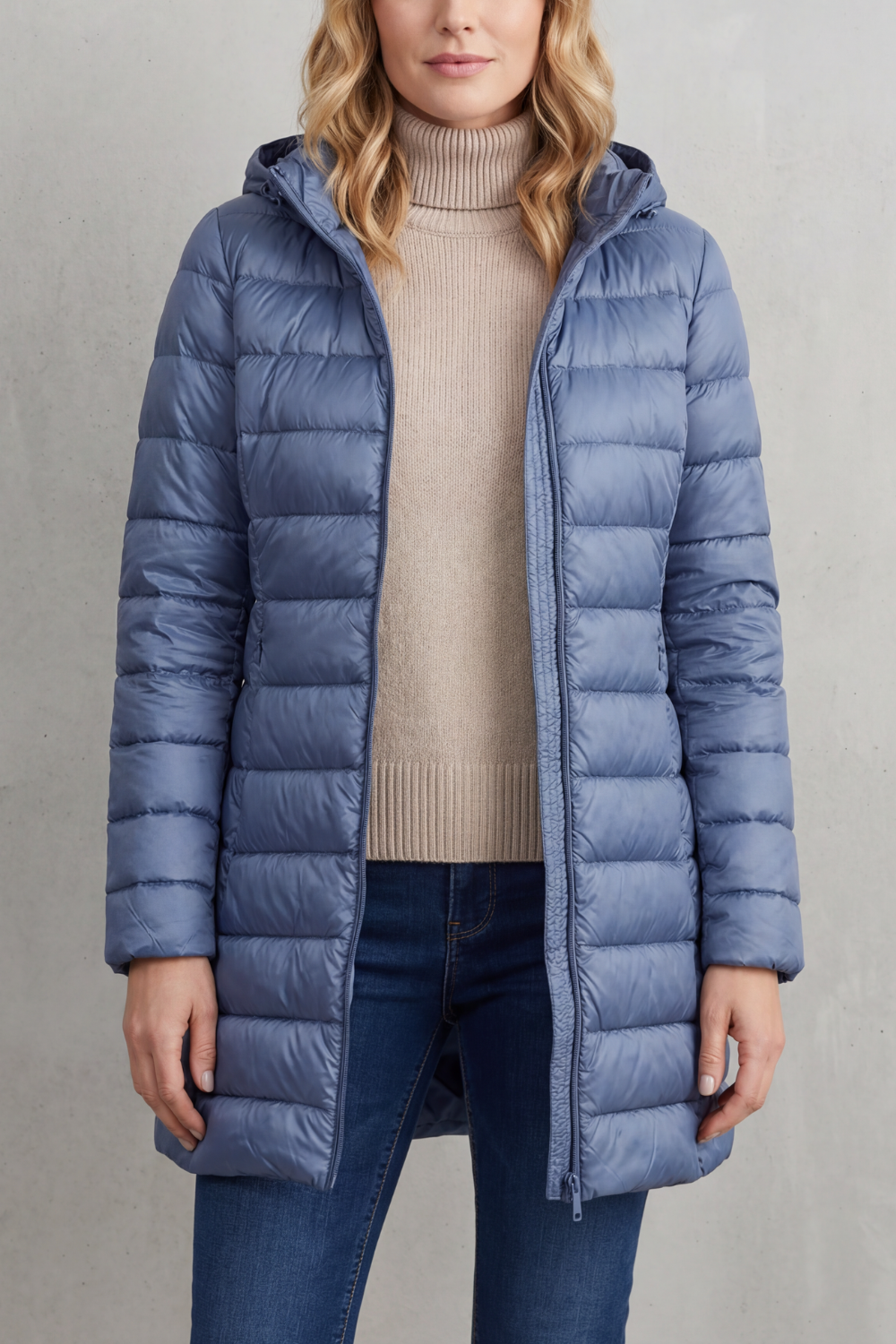 Serena – Lightweight Hooded Puffer Jacket – Victoria Studio