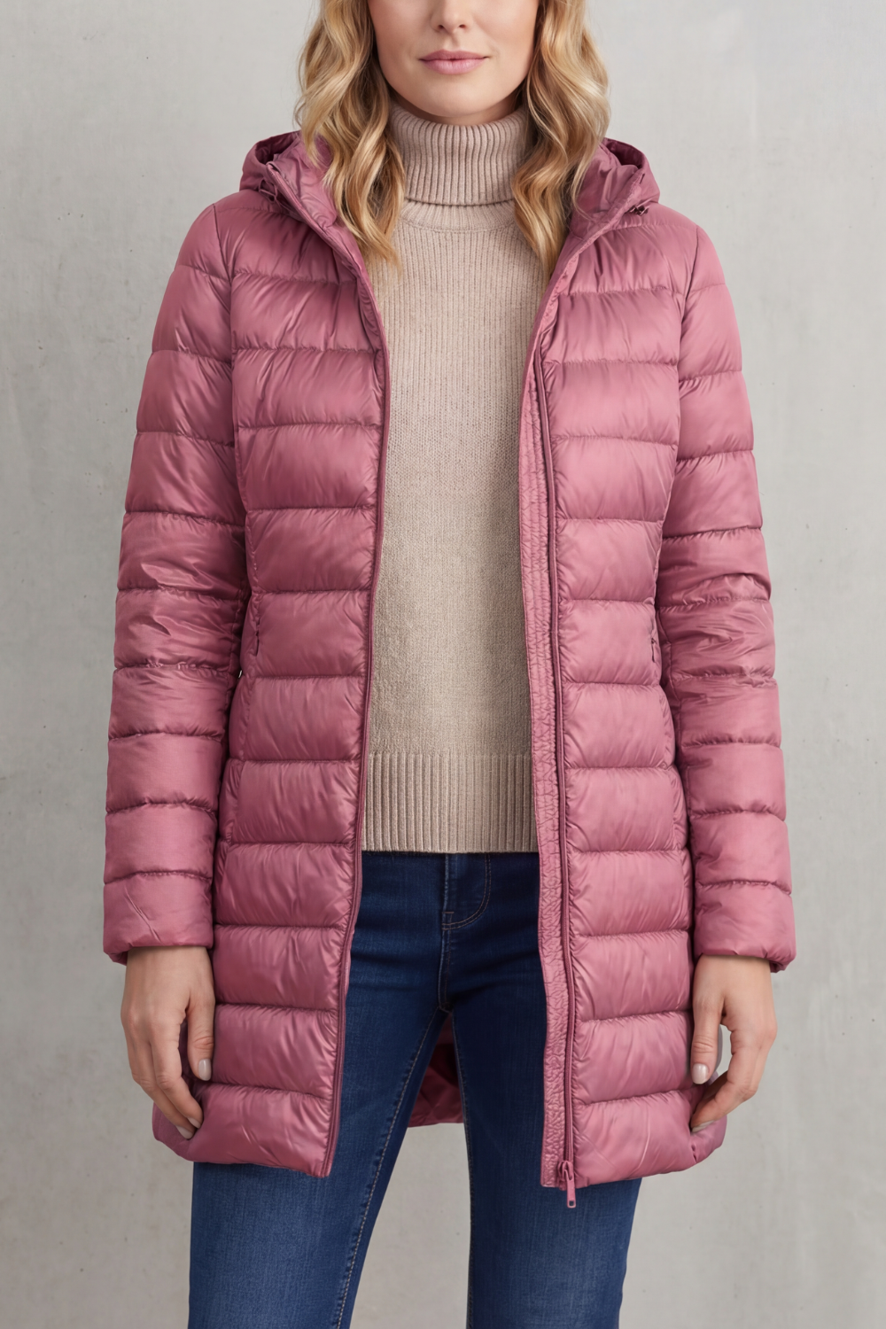 Serena – Lightweight Hooded Puffer Jacket – Victoria Studio