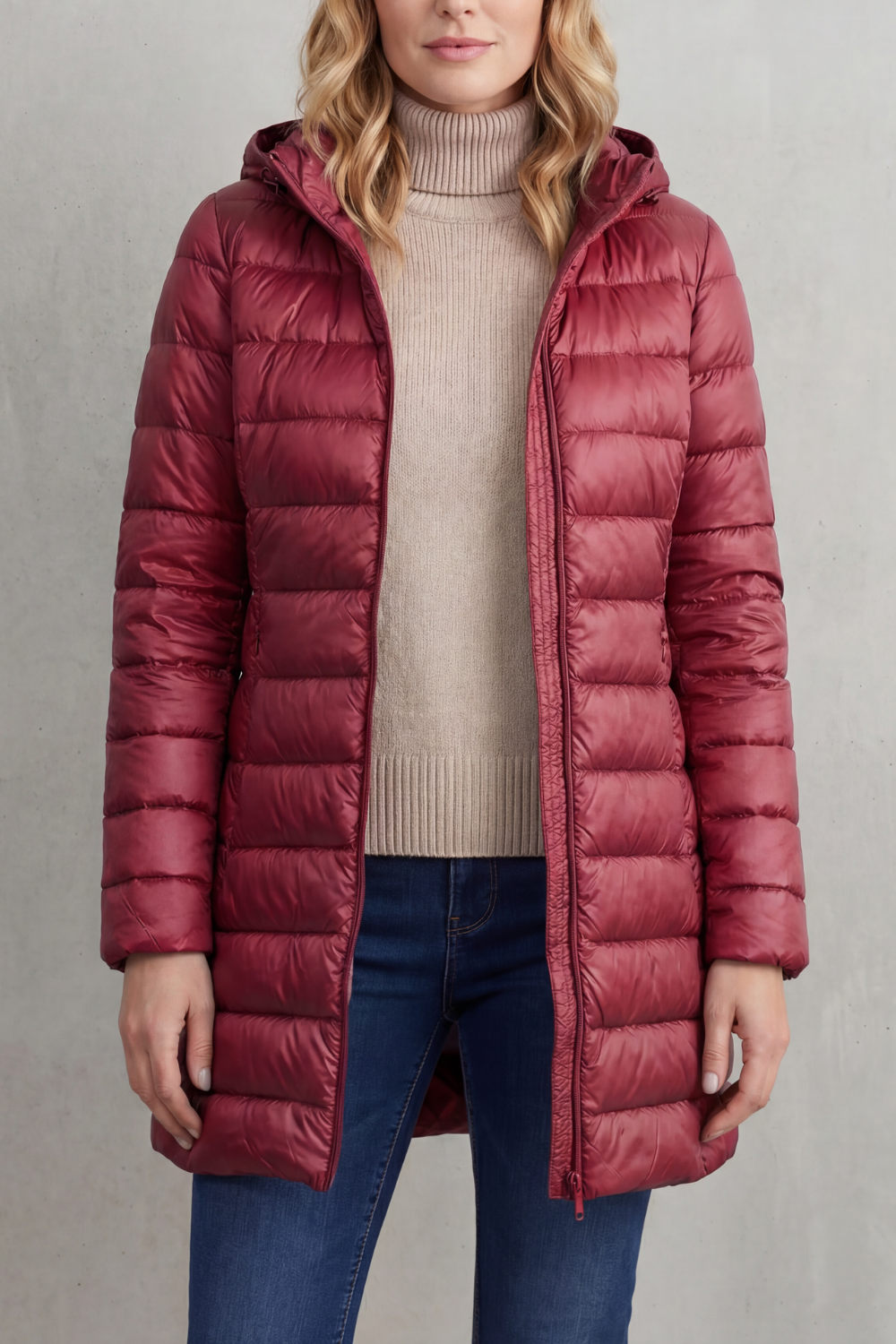 Serena – Lightweight Hooded Puffer Jacket – Victoria Studio