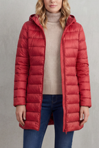 Serena – Lightweight Hooded Puffer Jacket – Victoria Studio