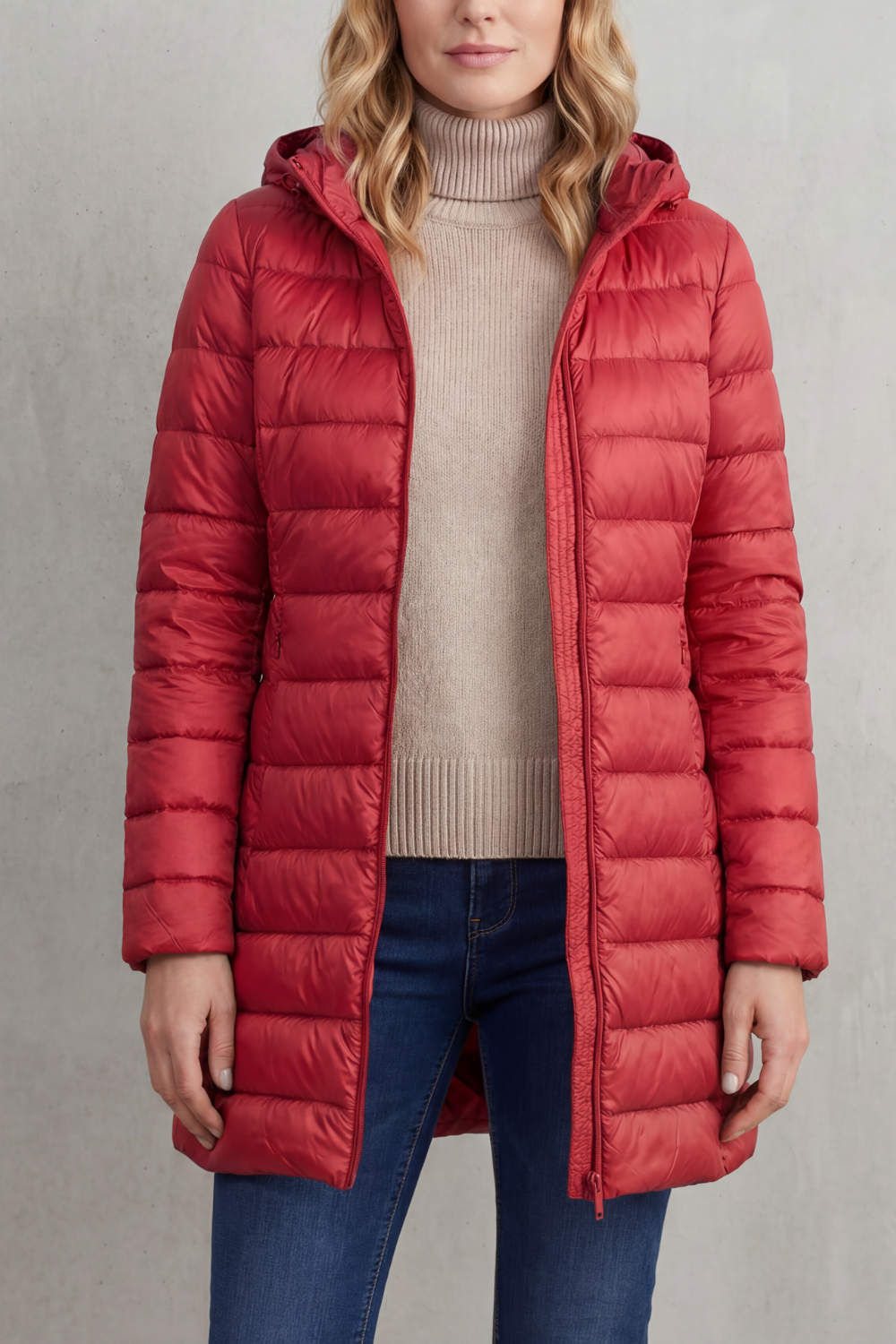 Serena – Lightweight Hooded Puffer Jacket – Victoria Studio