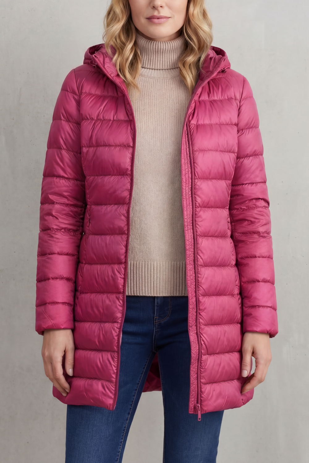 Serena – Lightweight Hooded Puffer Jacket – Victoria Studio