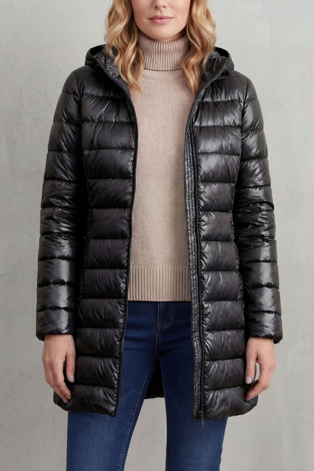 Serena – Lightweight Hooded Puffer Jacket – Victoria Studio