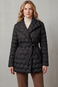 Soline – Sculpted Belted Puffer Jacket – Victoria Studio