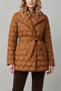 Soline – Sculpted Belted Puffer Jacket – Victoria Studio