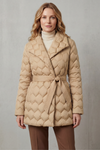 Soline – Sculpted Belted Puffer Jacket – Victoria Studio