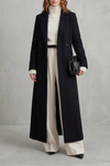 Valentina – Tailored Long Wool-Blend Coat – Victoria Studio