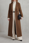 Valentina – Tailored Long Wool-Blend Coat – Victoria Studio