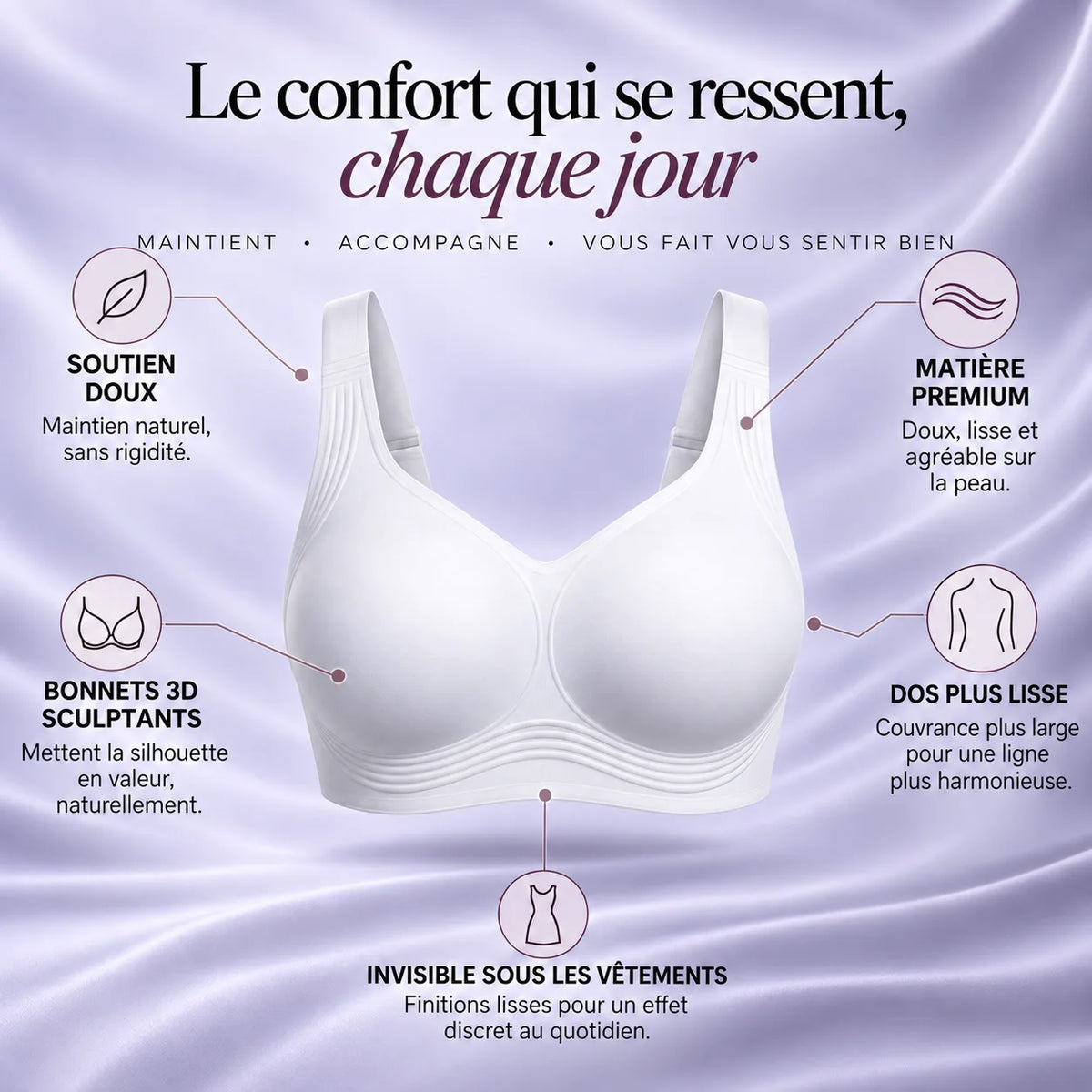 Victoria Liberté – Soutien-gorge Sans Armatures