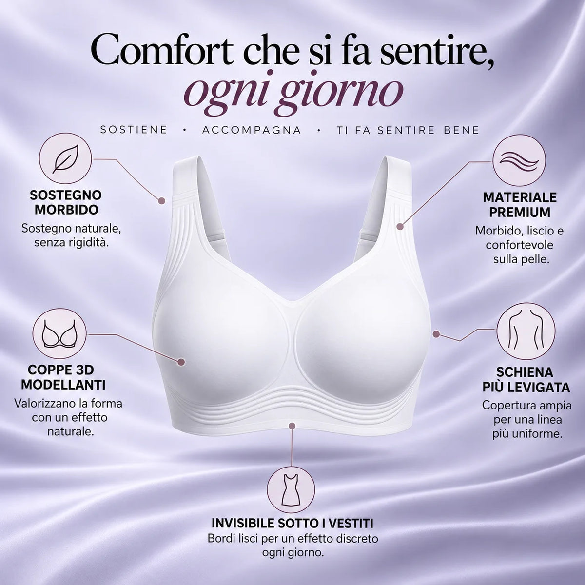 Victoria Armonia – Reggiseno Comfort Senza Ferretto